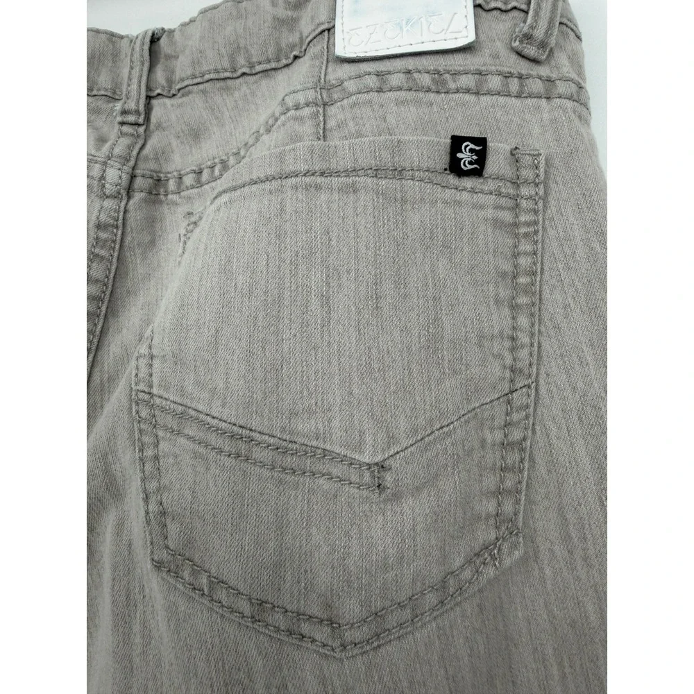 Ezekiel Mens Gray Slim Straight Denim Jeans Size 32 Casual Skate Lifestyle